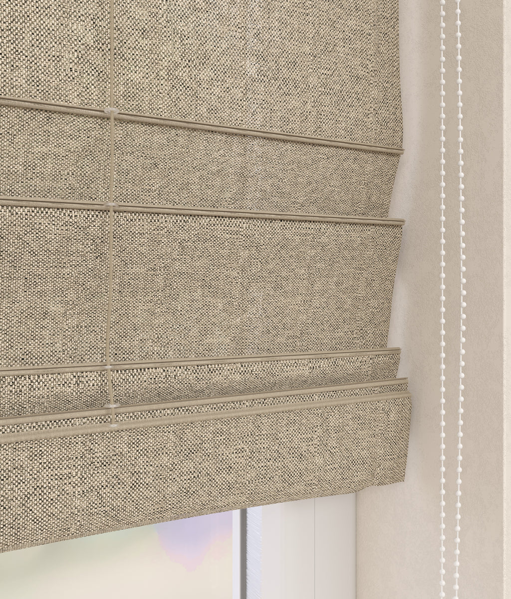 Vouwgordijn Tinto Lichtgrijs/Zand 2406