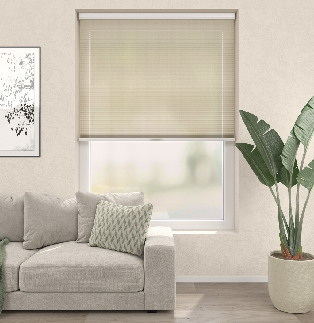 Plissé Gordijn Premium Saint Tropez Lichtzand 03 Afbeelding 1