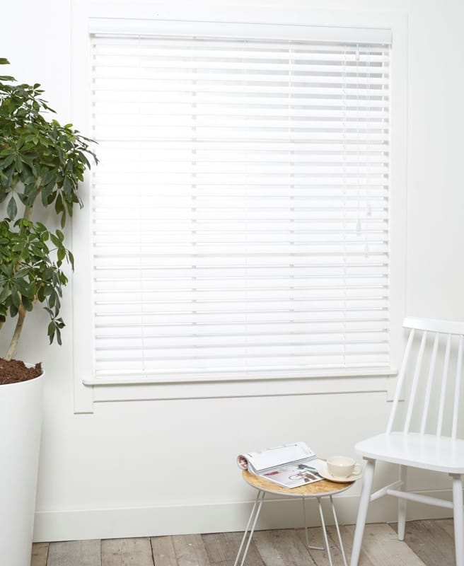 Houten Jaloezieen - Luxe Wit