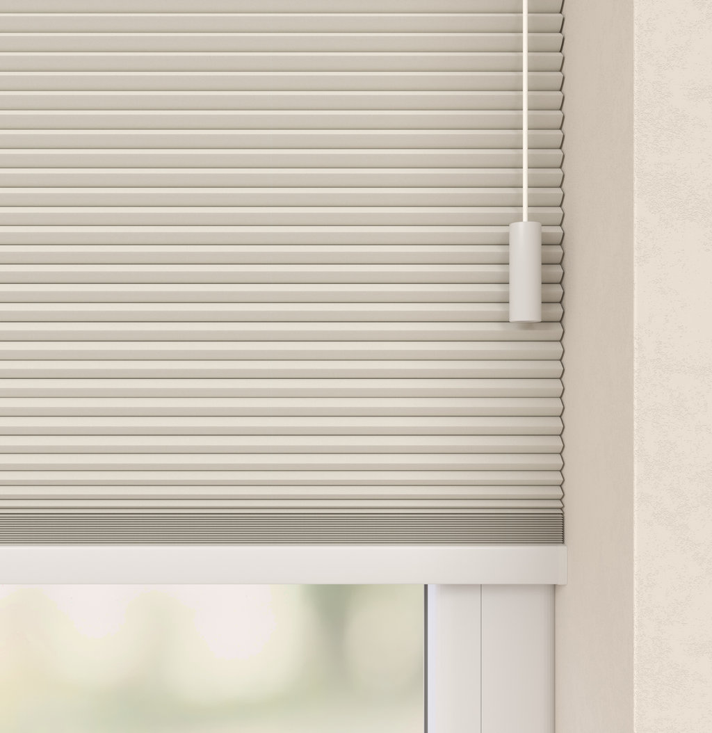 Plissé gordijnen Parijs Lichtbeige Verduister 5110