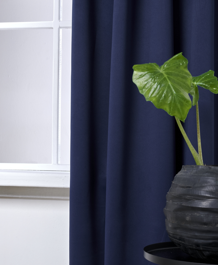 Gordijn Brandvertragend Uni Blauw Afbeelding 2