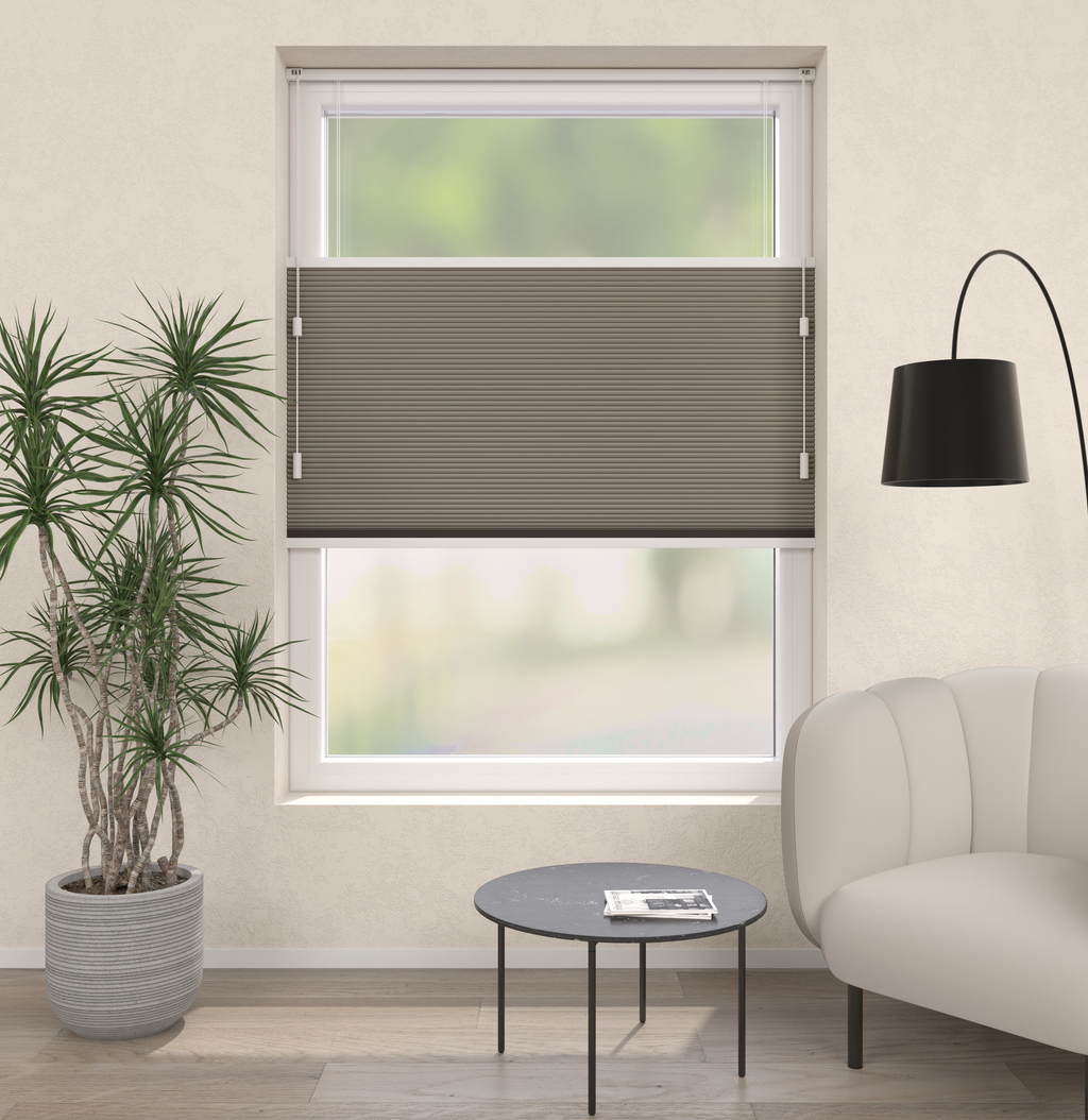 Plissé gordijnen Monaco Zand 04