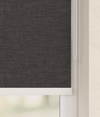 Elektrisch Rolgordijn Toscane Linnenlook Antraciet 5600