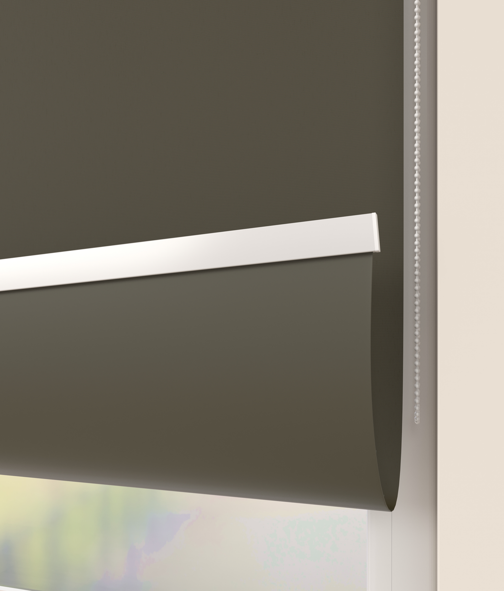 Elektrisch Rolgordijn Rome Verduister Olijf Groen 5852