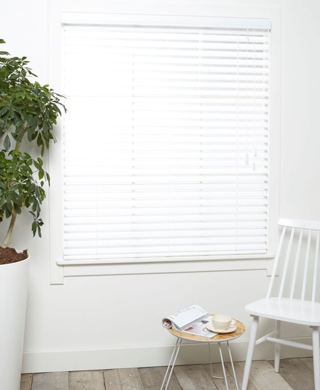 Houten Jaloezieen - Luxe Hoogglans Wit