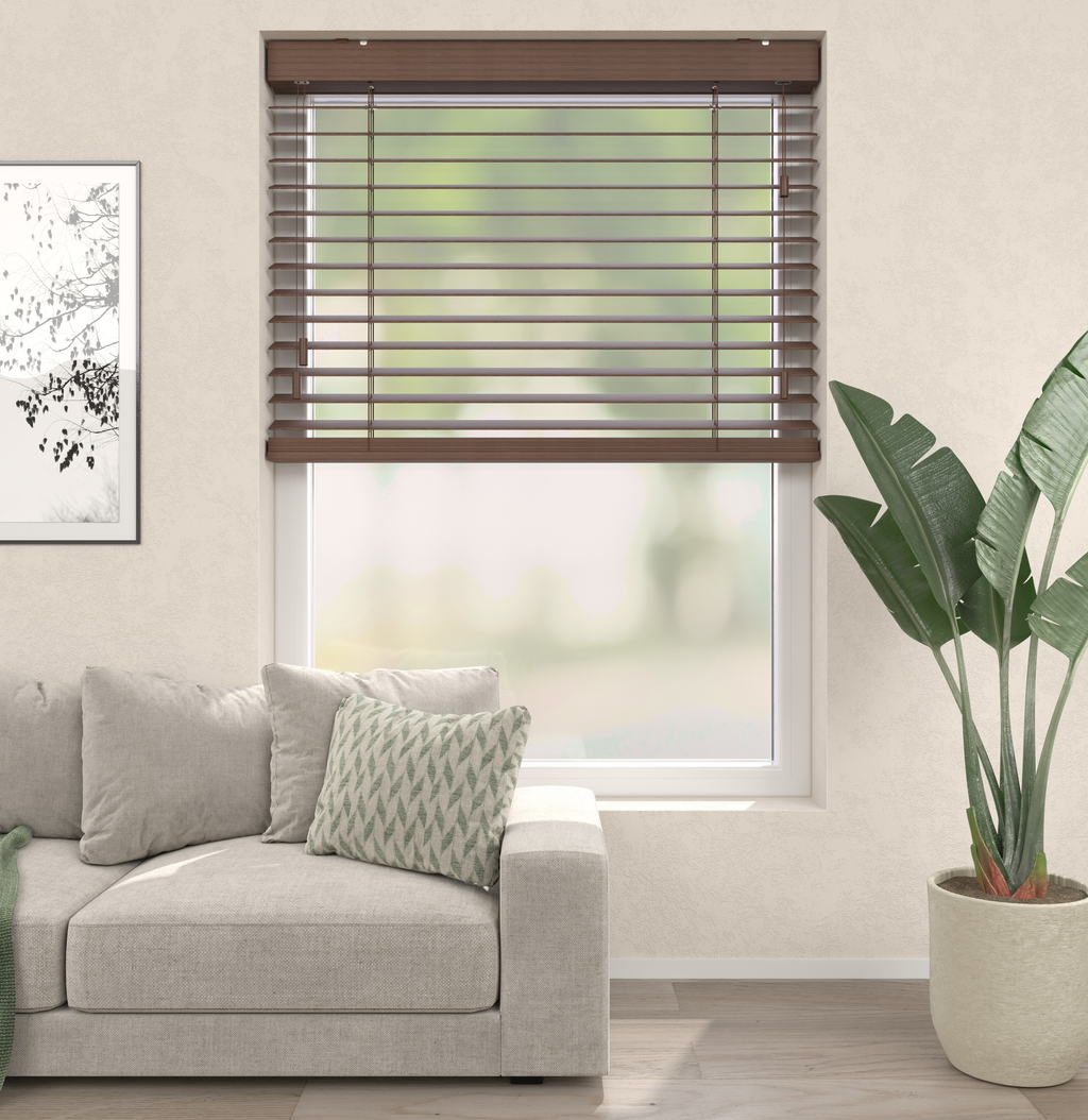 Bamboe Jaloezieën - Naturel Wengé