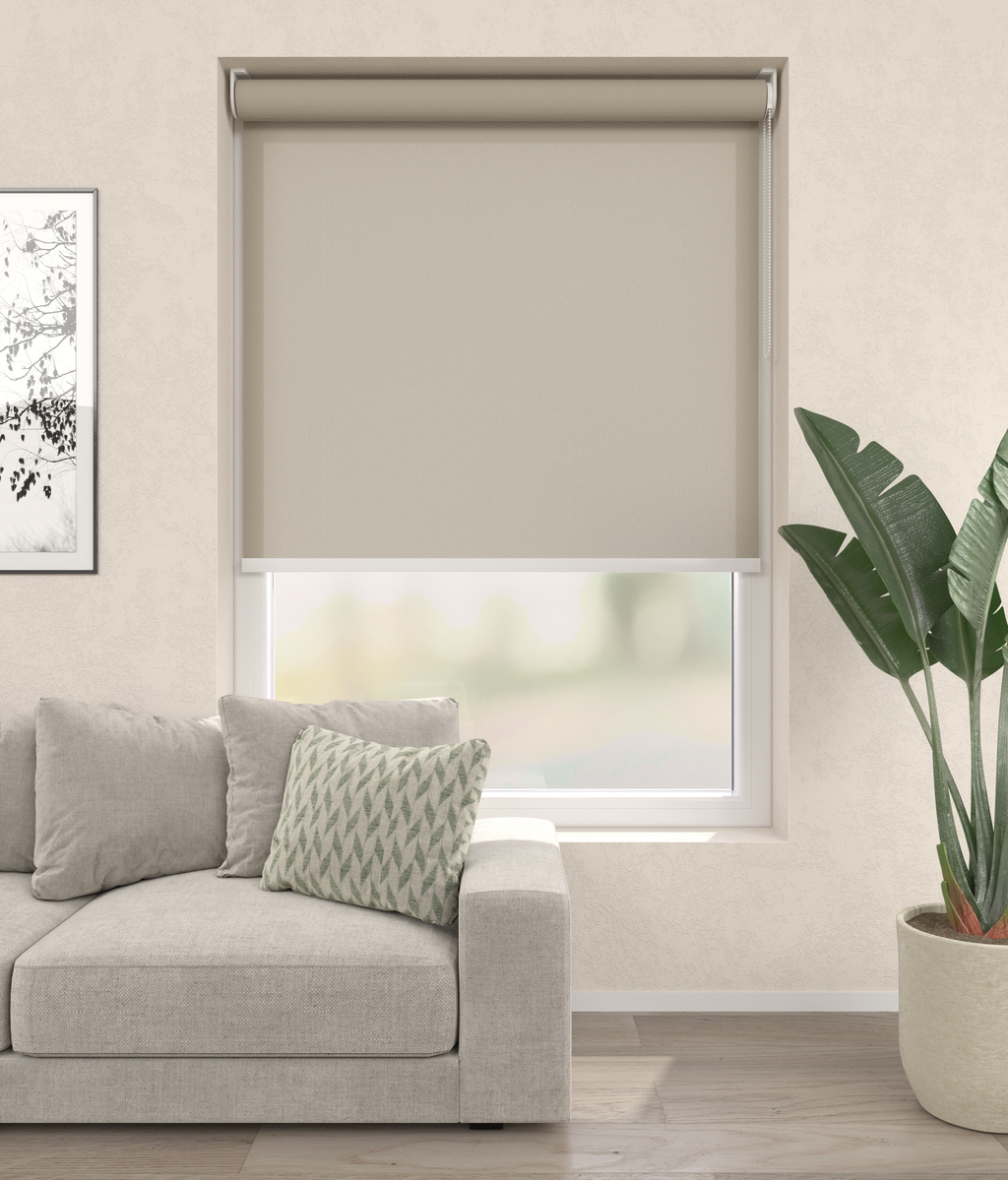 Elektrisch Rolgordijn Rome Lichtzand 220