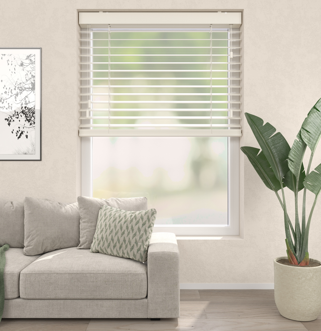 Houten Jaloezieën - Premium Lichtbeige