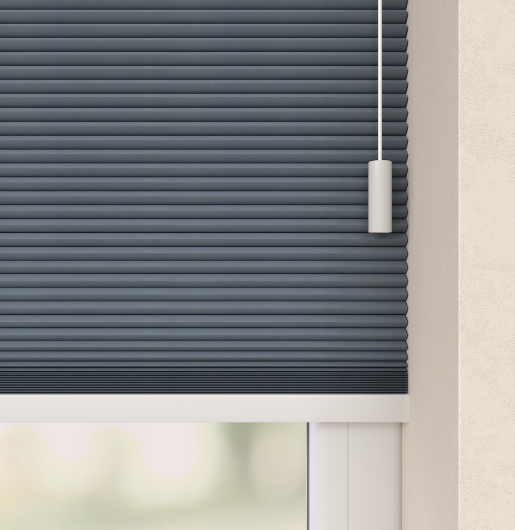 Plissé gordijnen Trend Staalblauw 10