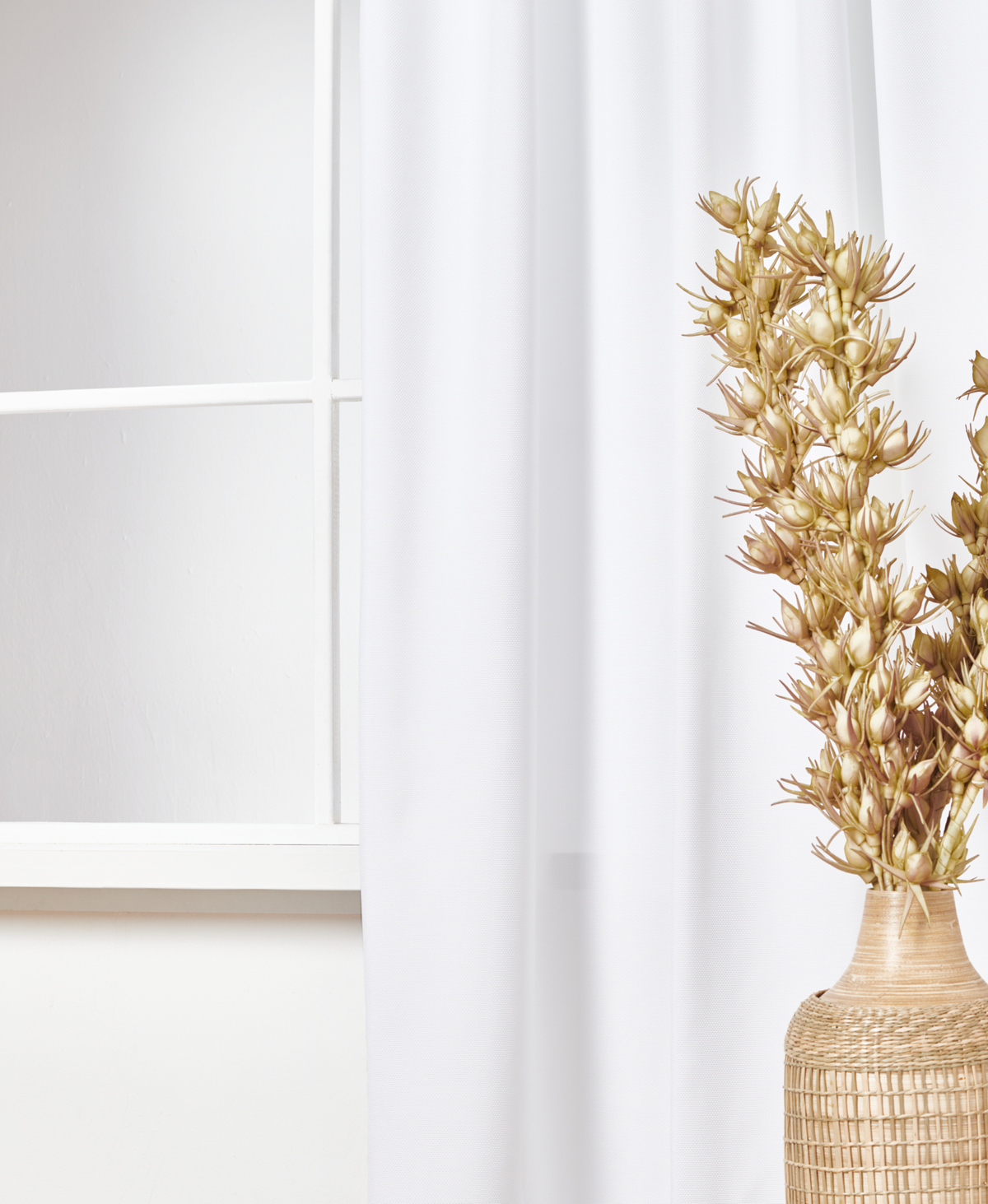 Gordijn Arlette Linnenlook Wit Afbeelding 2