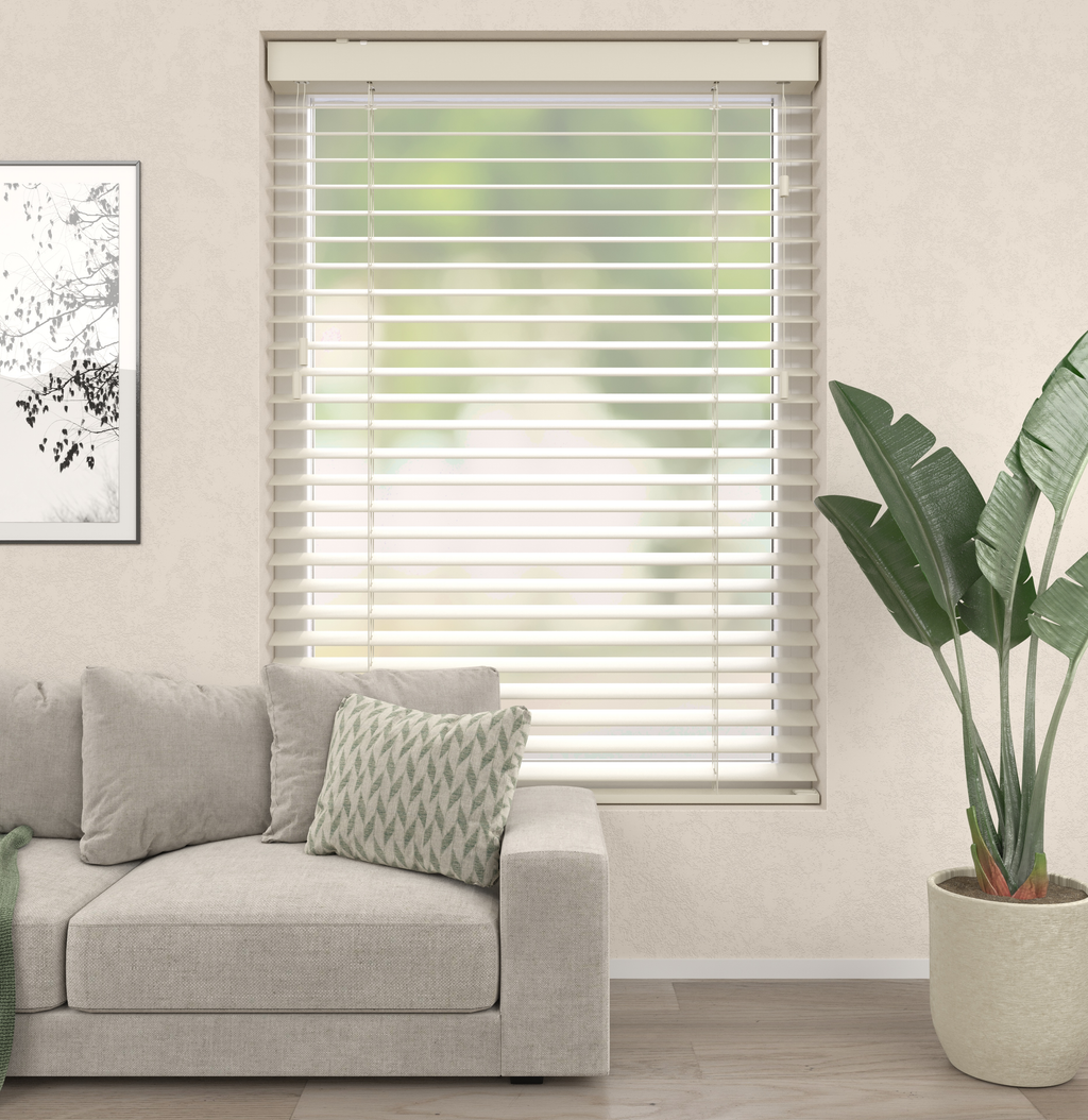 Houten Jaloezieën - Premium Zand