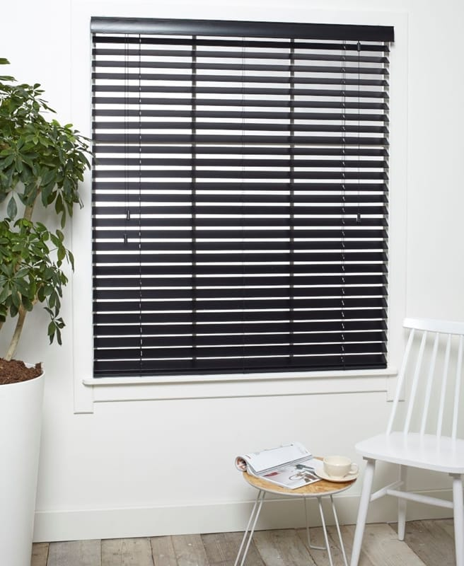 Houten Jaloezieen - Trend Zwart