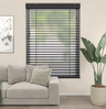 Houten Jaloezie Premium Zwart Afbeelding 1