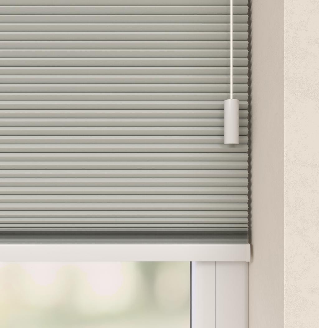 Plissé gordijnen Monaco Lichtgrijs Verduister 10