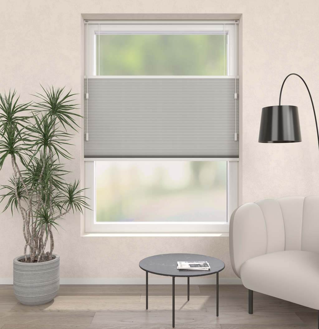 Plissé Gordijn Trend Lichtgrijs 11 Afbeelding 1