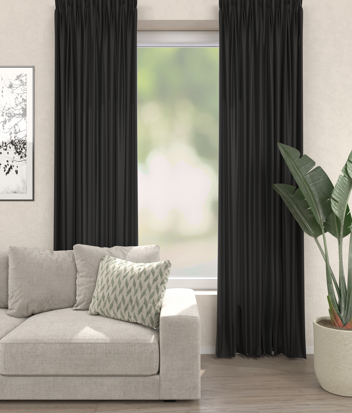 Gordijn Verduistergordijn Zwart Afbeelding 4