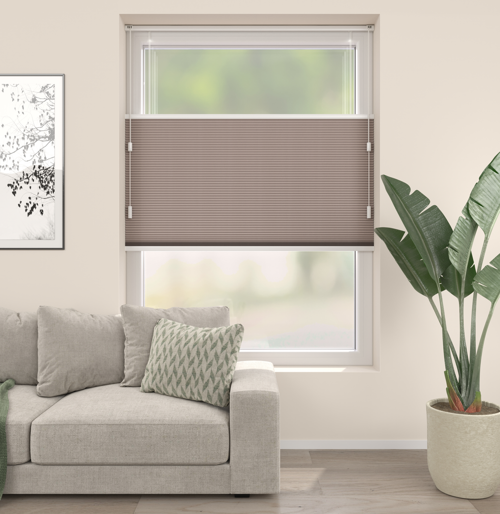 Elektrische Plissé gordijnen Parijs Oud Roze 741-20