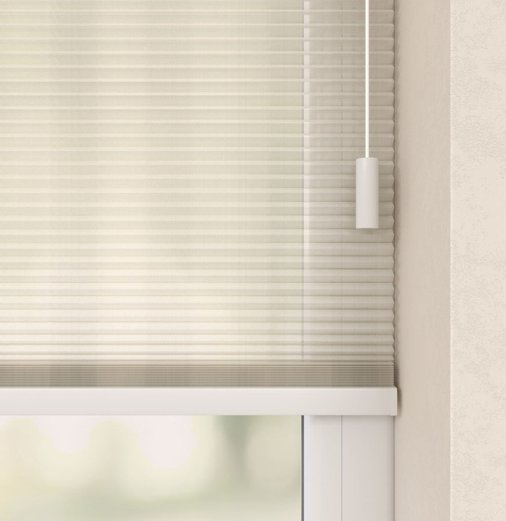 Plissé gordijnen Saint-Tropez Lichtzand 03