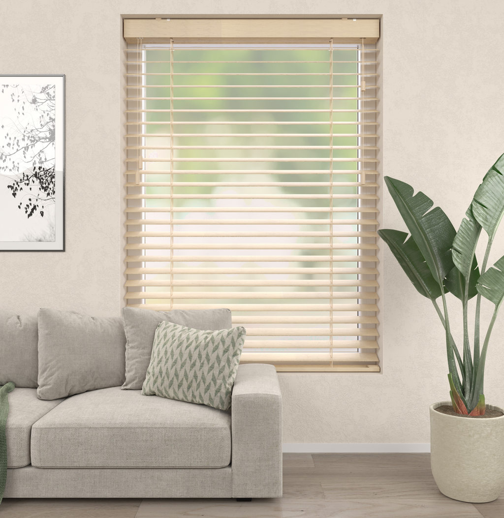 Bamboe Jaloezieën - Naturel Beige
