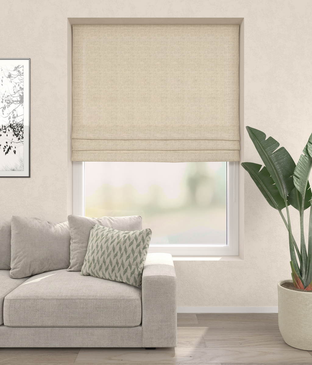 Vouwgordijn Serge Naturel 16606