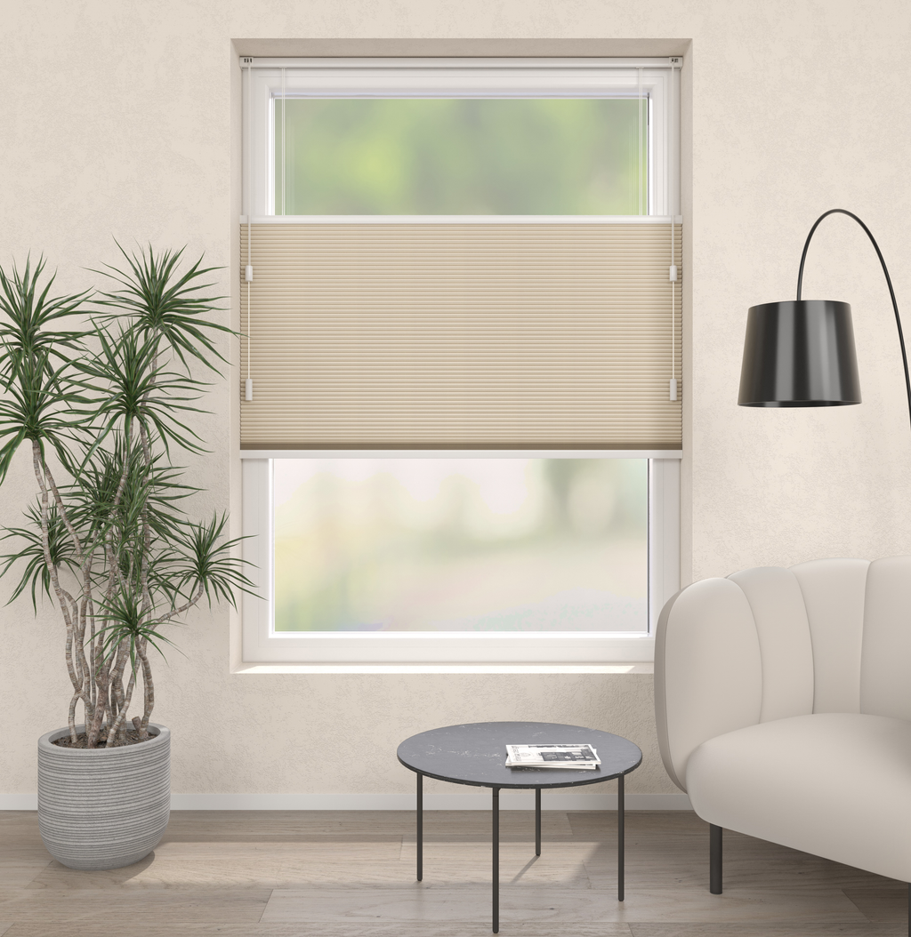 Plissé Gordijn Trend Beige Verduister 03 Afbeelding 1