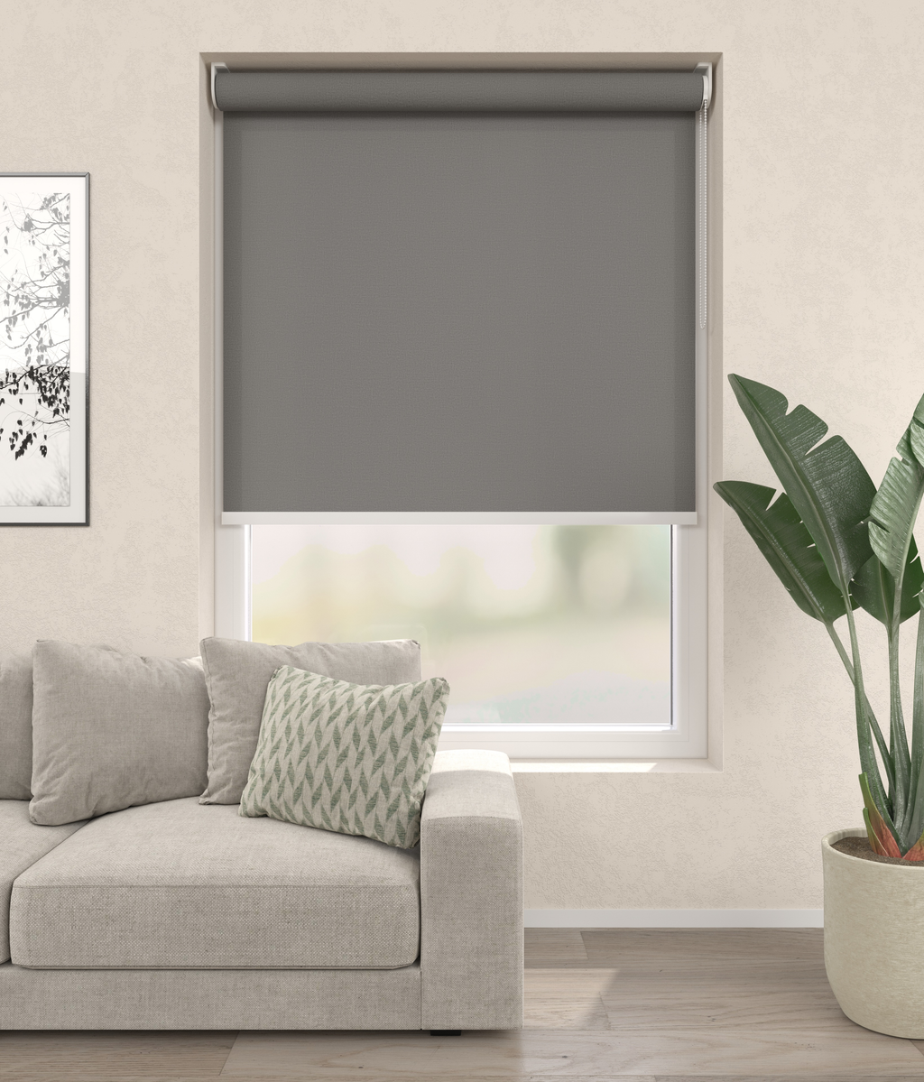 Elektrisch Rolgordijn Bologna Donkergrijs 4601