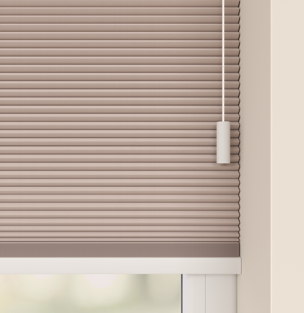 Elektrische Plissé gordijnen Parijs Oud Roze Verduister 746-04