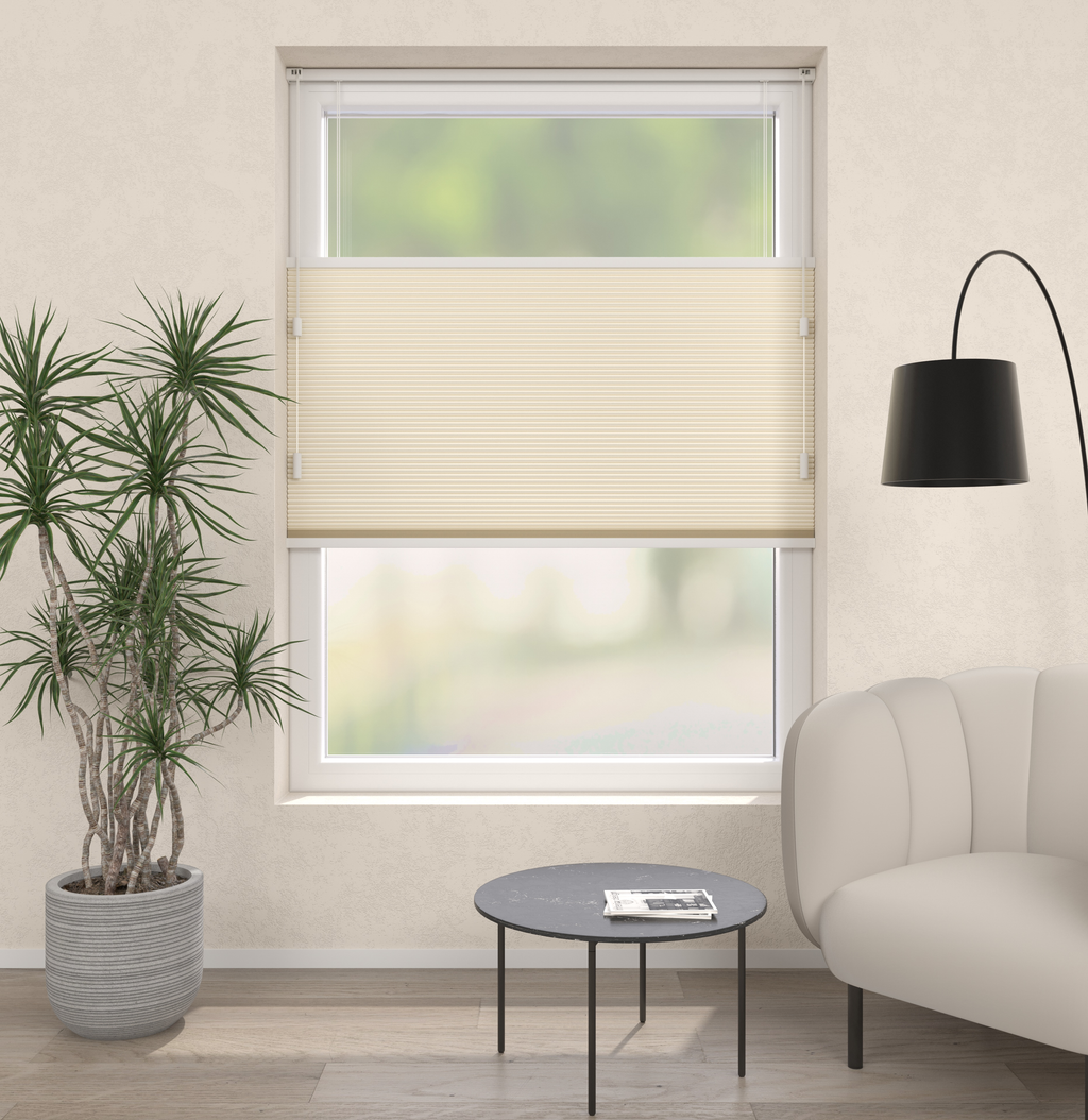 Plissé gordijnen Monaco Ecru 02