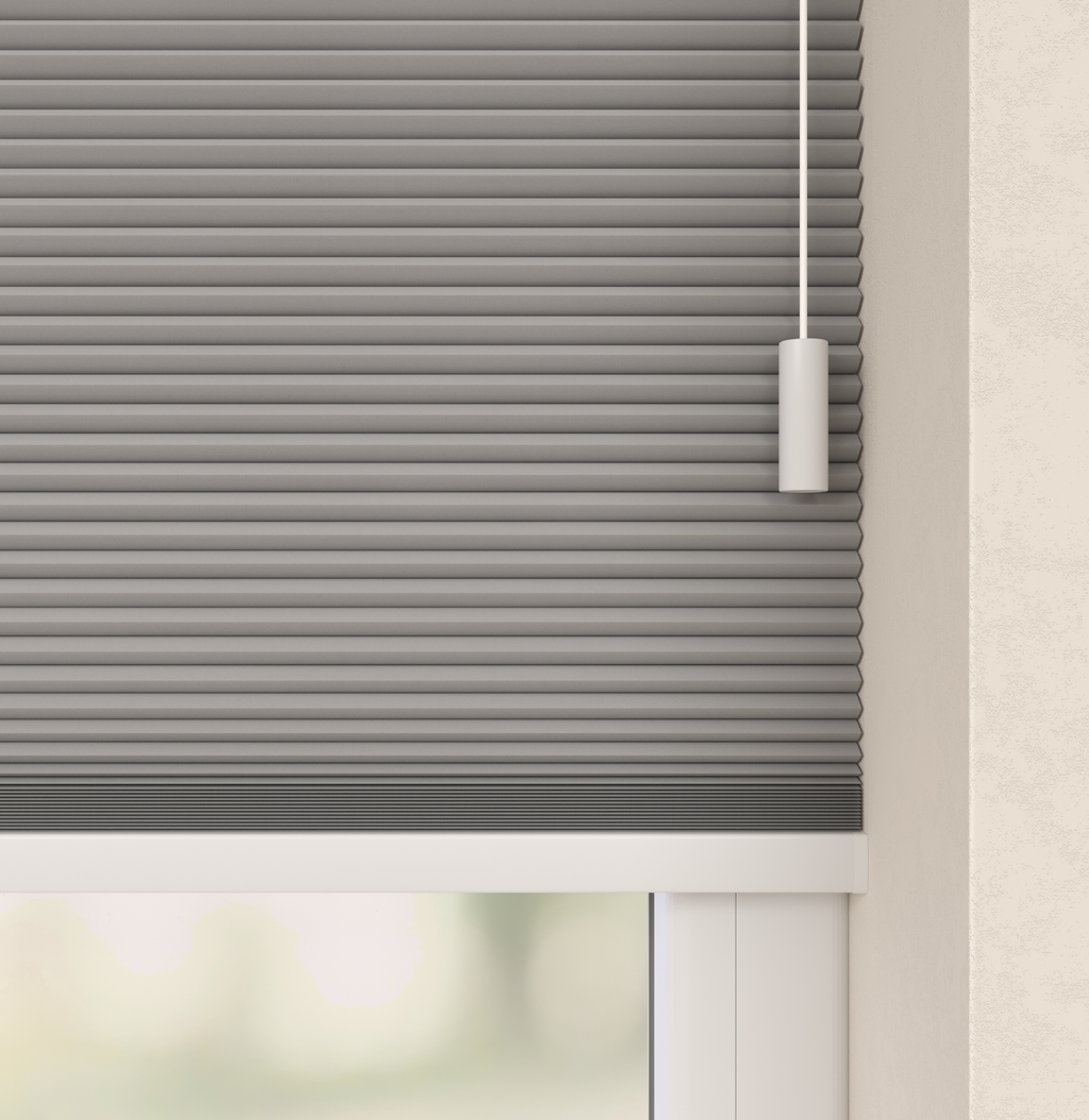 Plissé gordijnen Parijs Grijs Verduister 5220