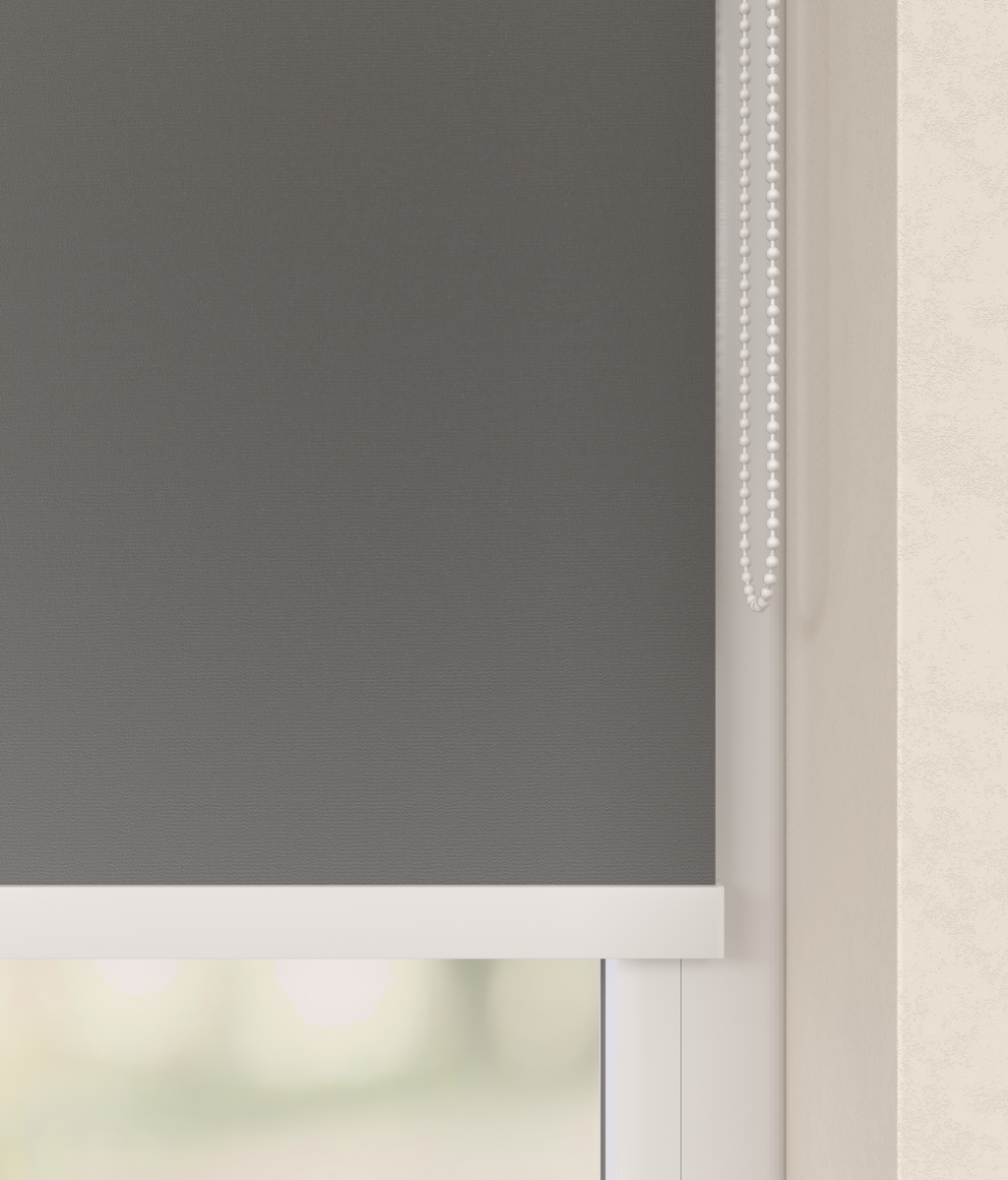 Elektrisch Rolgordijn Milaan Velours Antraciet 3700