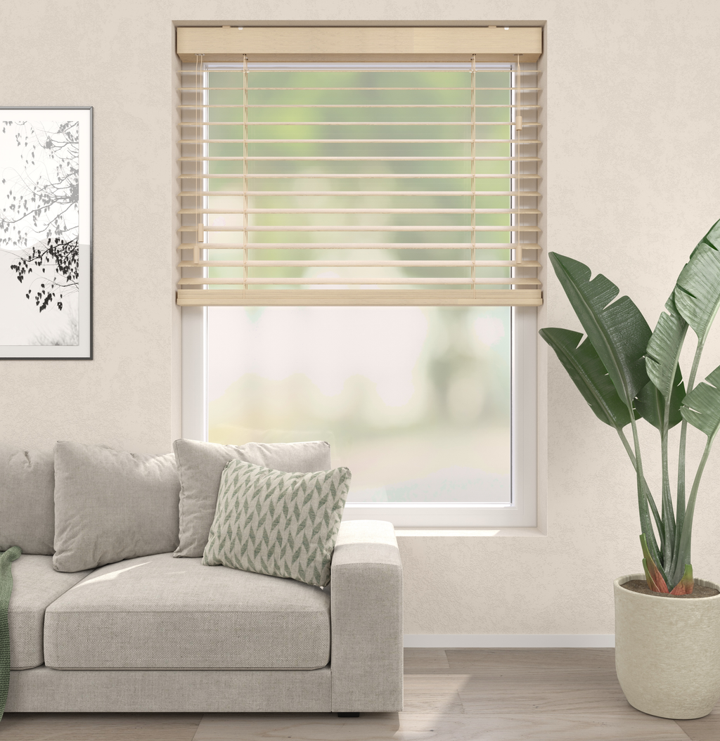Bamboe Jaloezieën - Naturel Beige