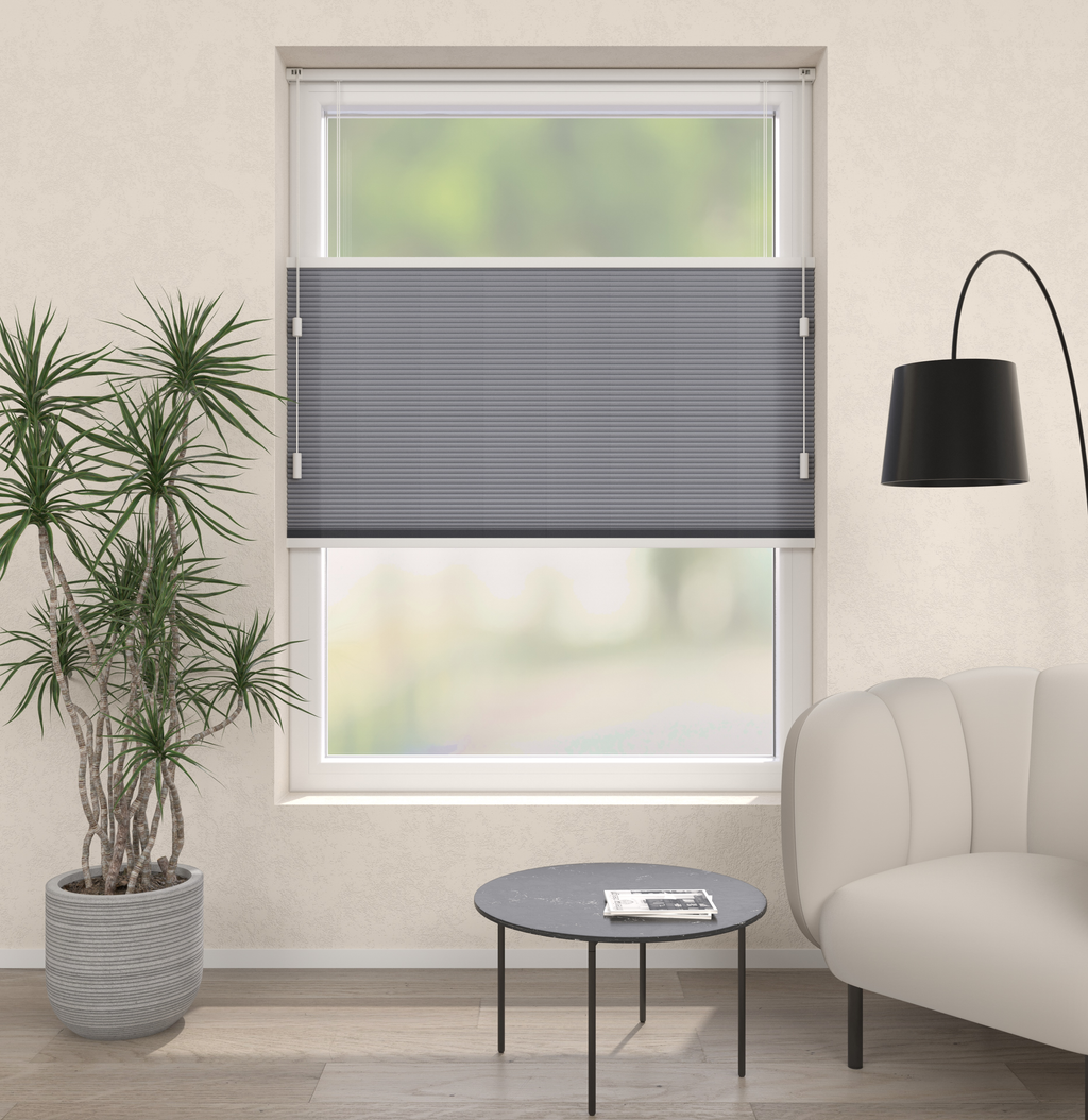 Plissé Gordijn Parijs Grijs 220 Afbeelding 1