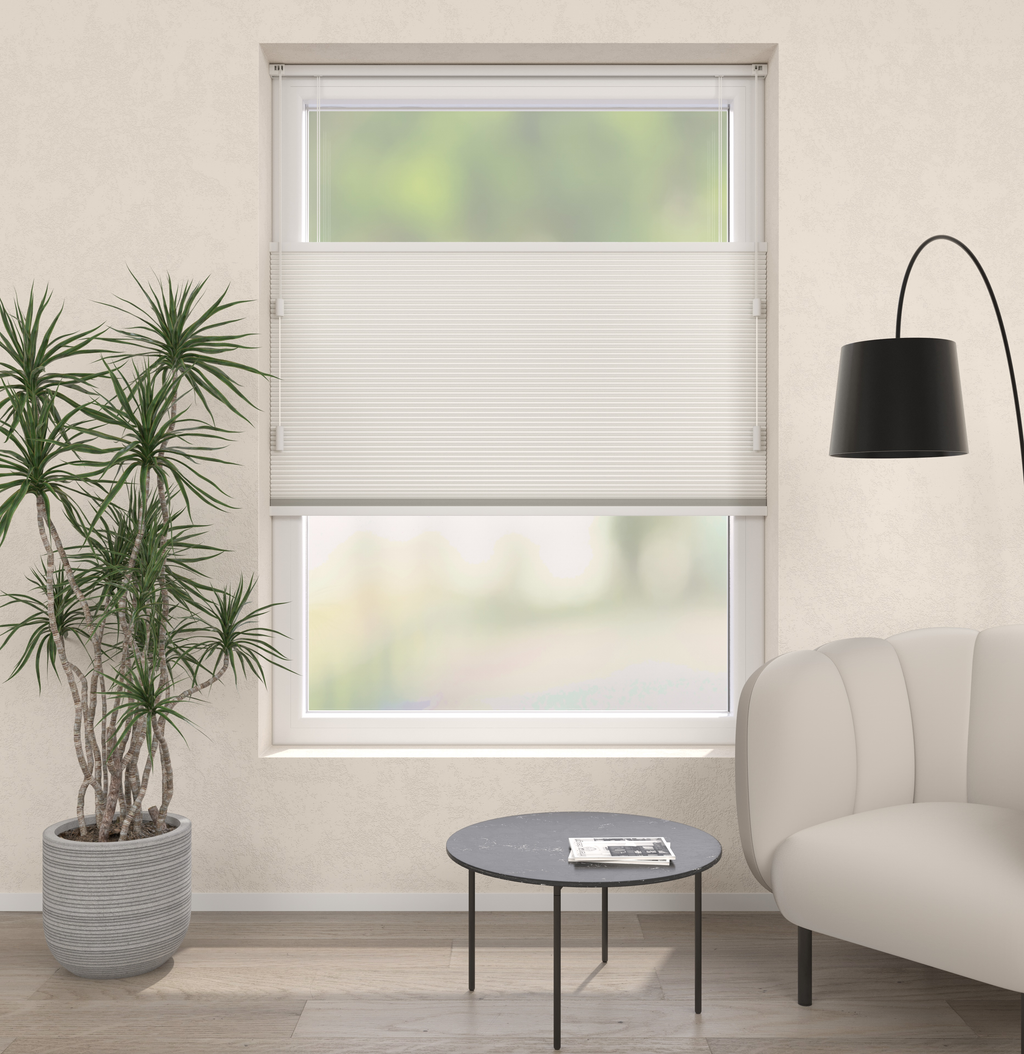 Plissé gordijnen Monaco Wit 01