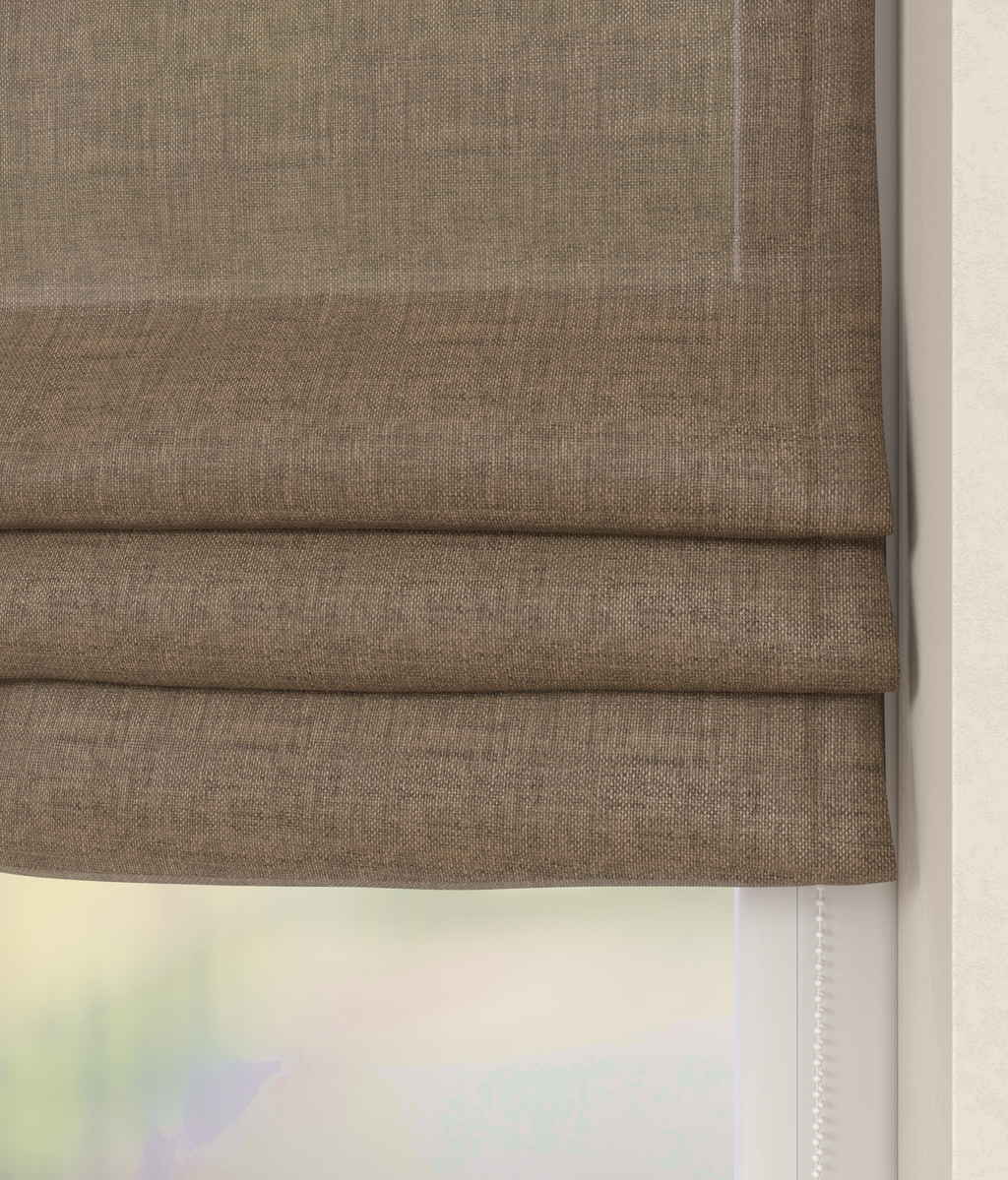 Vouwgordijn Serge Taupe 16326