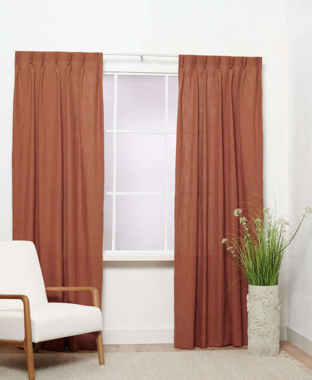 Ibiza Linnen Terracotta 302