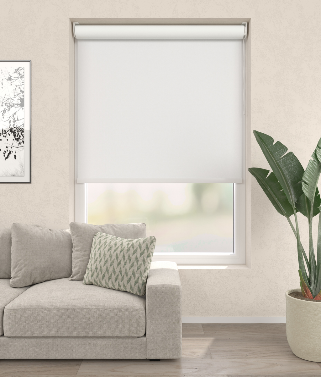 Elektrisch Rolgordijn Rome Verduister Off-White 5100