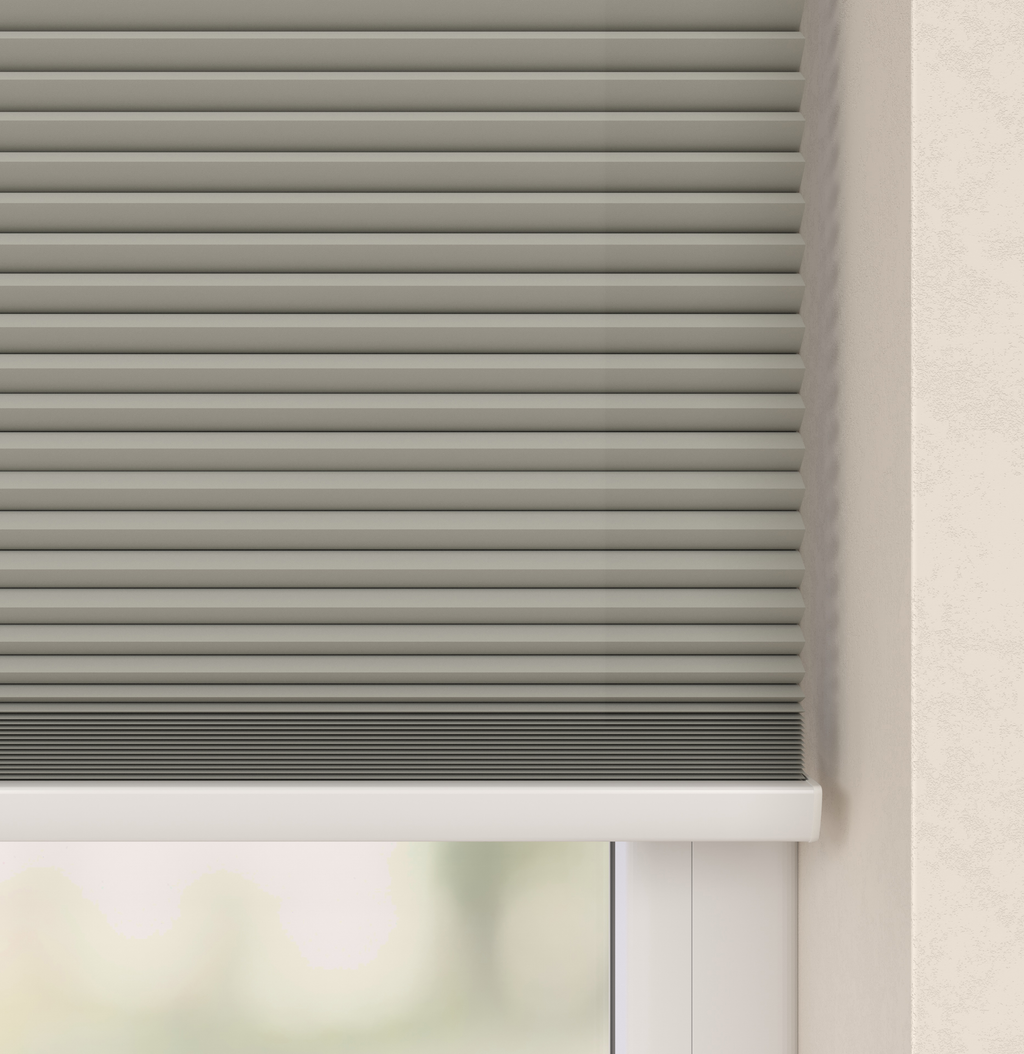 Elektrische Plissé gordijnen Monaco Lichtgrijs 10