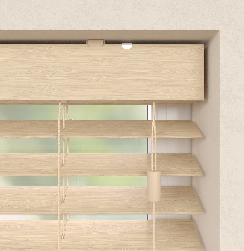 Bamboe Jaloezieën - Naturel Beige