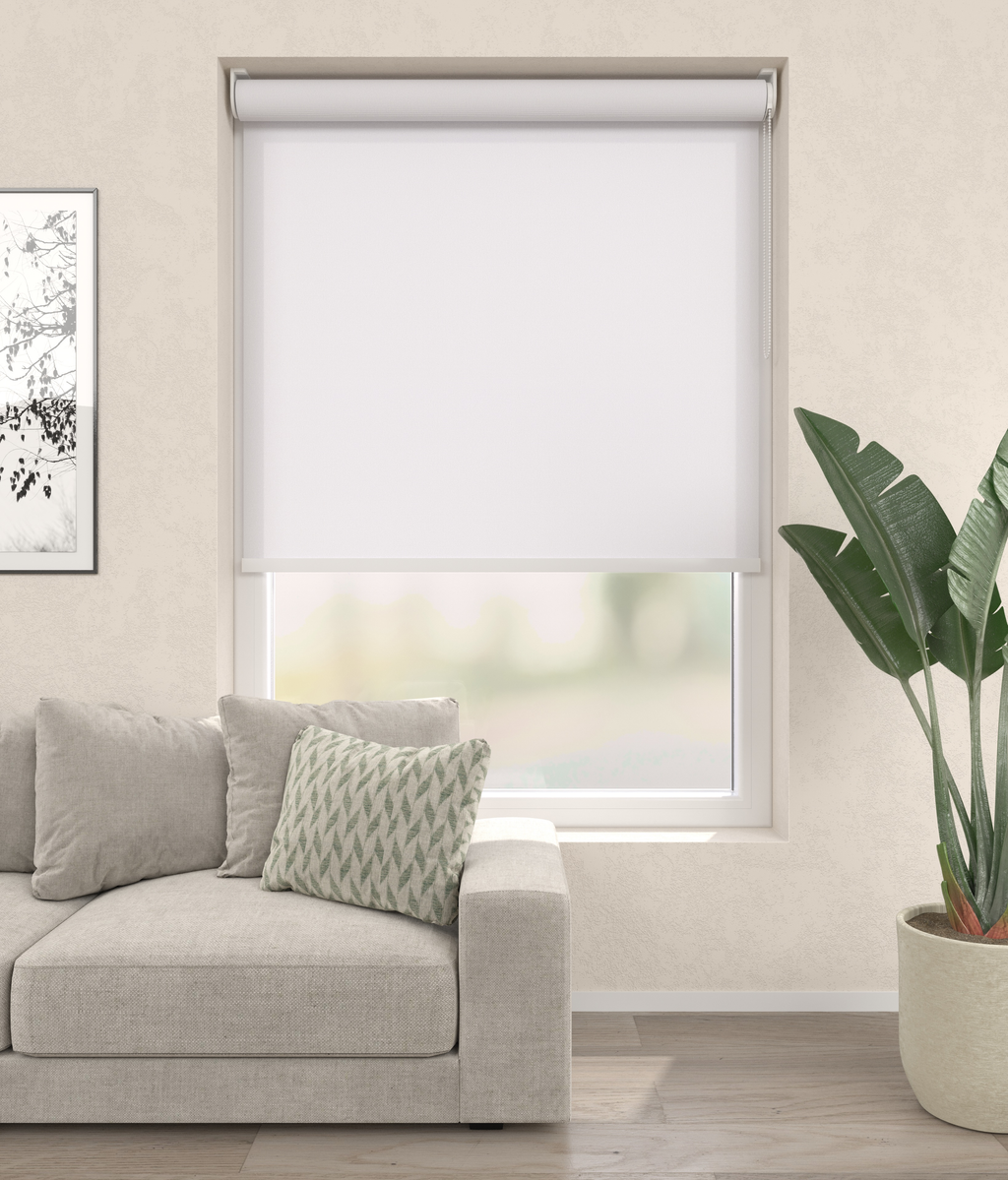 Elektrisch Rolgordijn Rome Wit 150