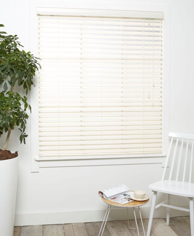 Houten Jaloezieen - Luxe Creme