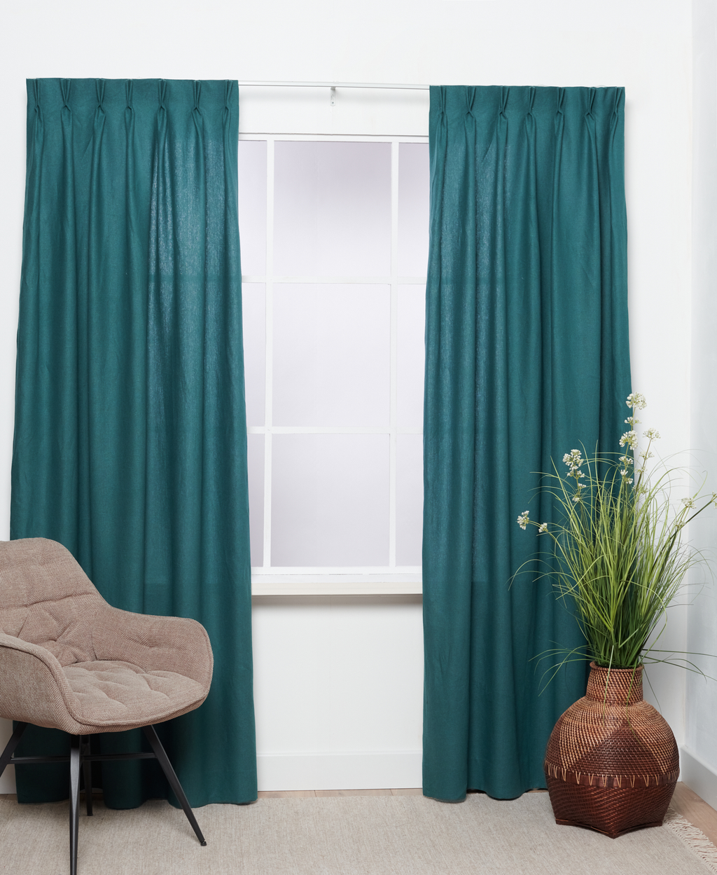 Lincas 100% Linnen Petrol