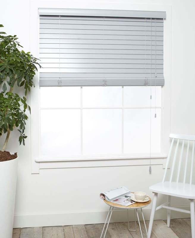 Houten Jaloezieen - Luxe Lichtgrijs