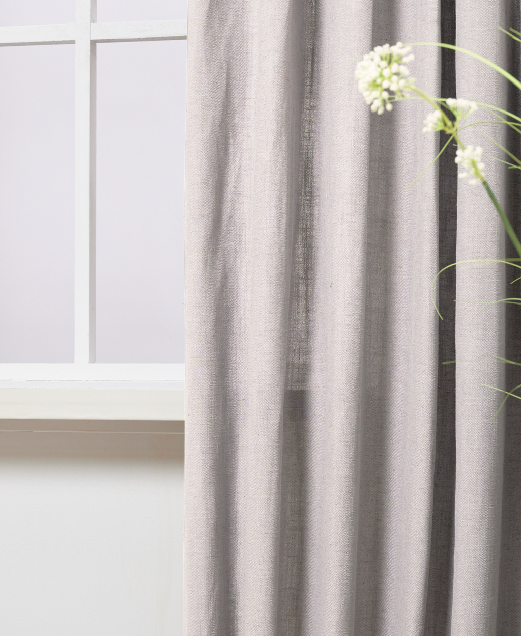 Gordijn Ibiza Linnen Lichtgrijs 809 Afbeelding 2