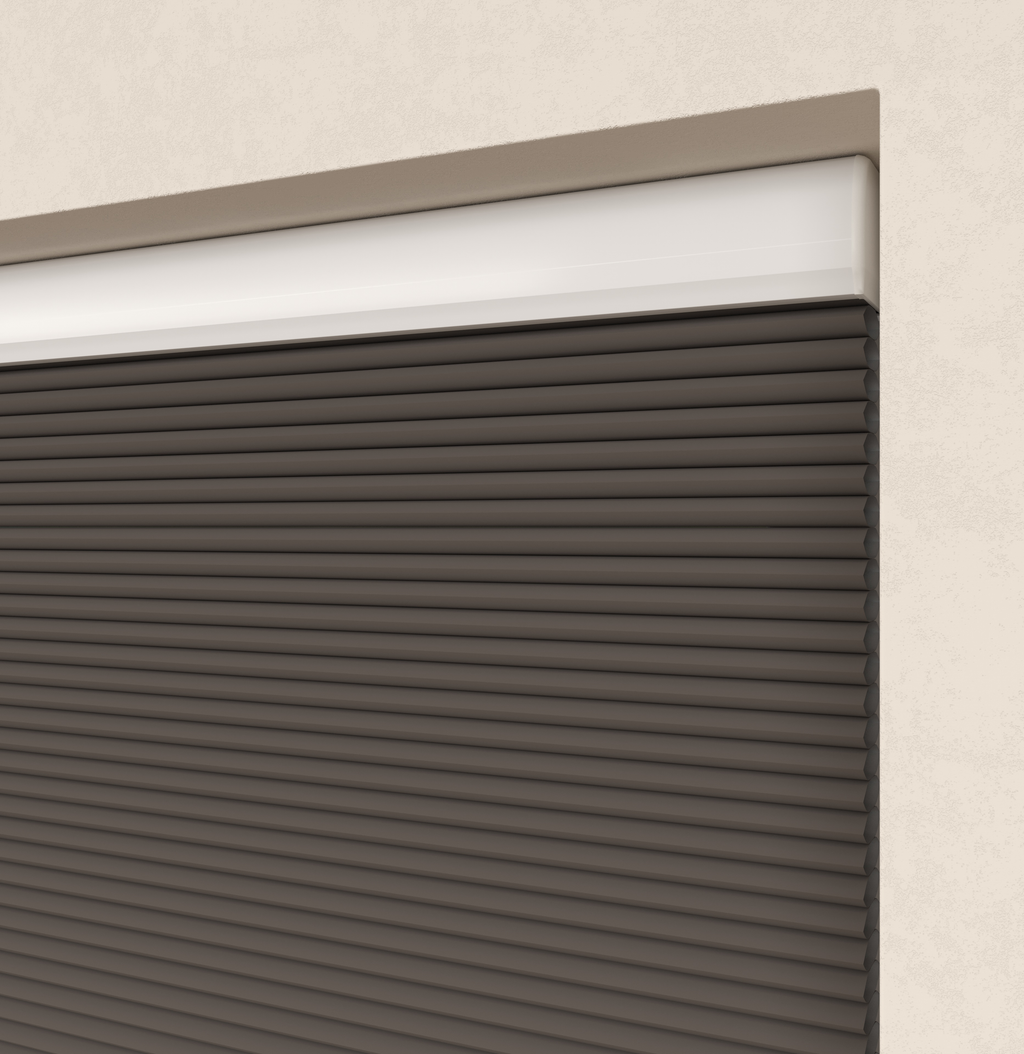 Elektrische Plissé gordijnen Parijs Donkergrijs Verduister 5210