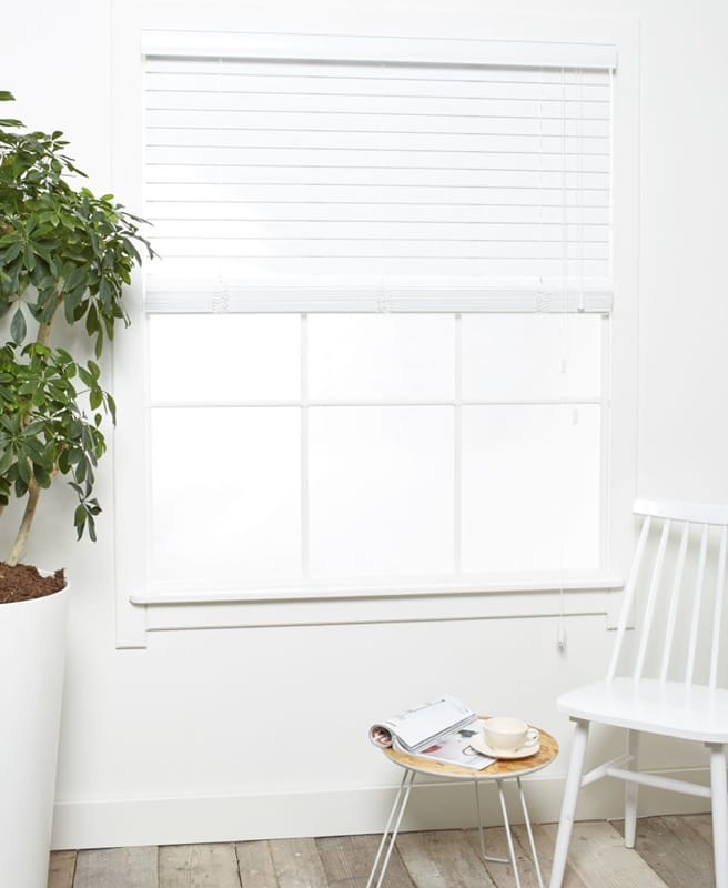 Houten Jaloezieen - Luxe Hoogglans Wit