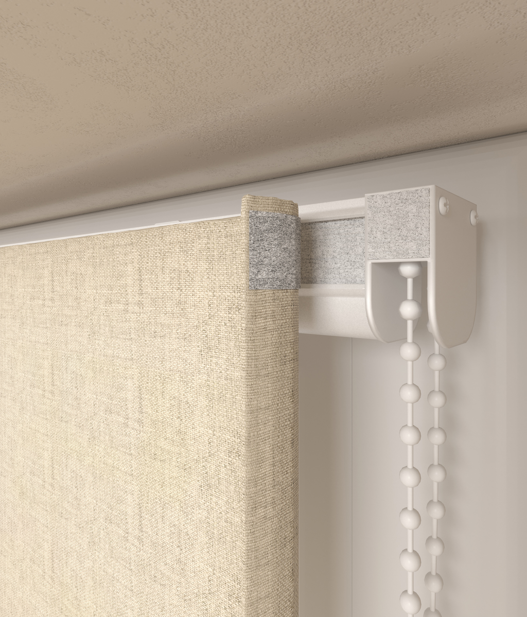Vouwgordijn Serge Naturel 16606