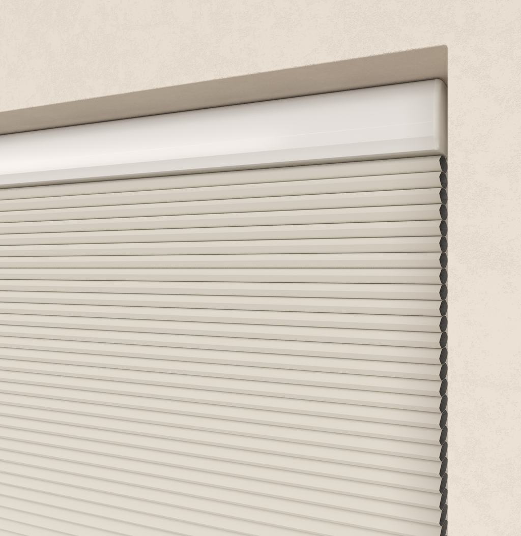 Premium Plissé gordijnen Parijs Lichtbeige Verduister 5110