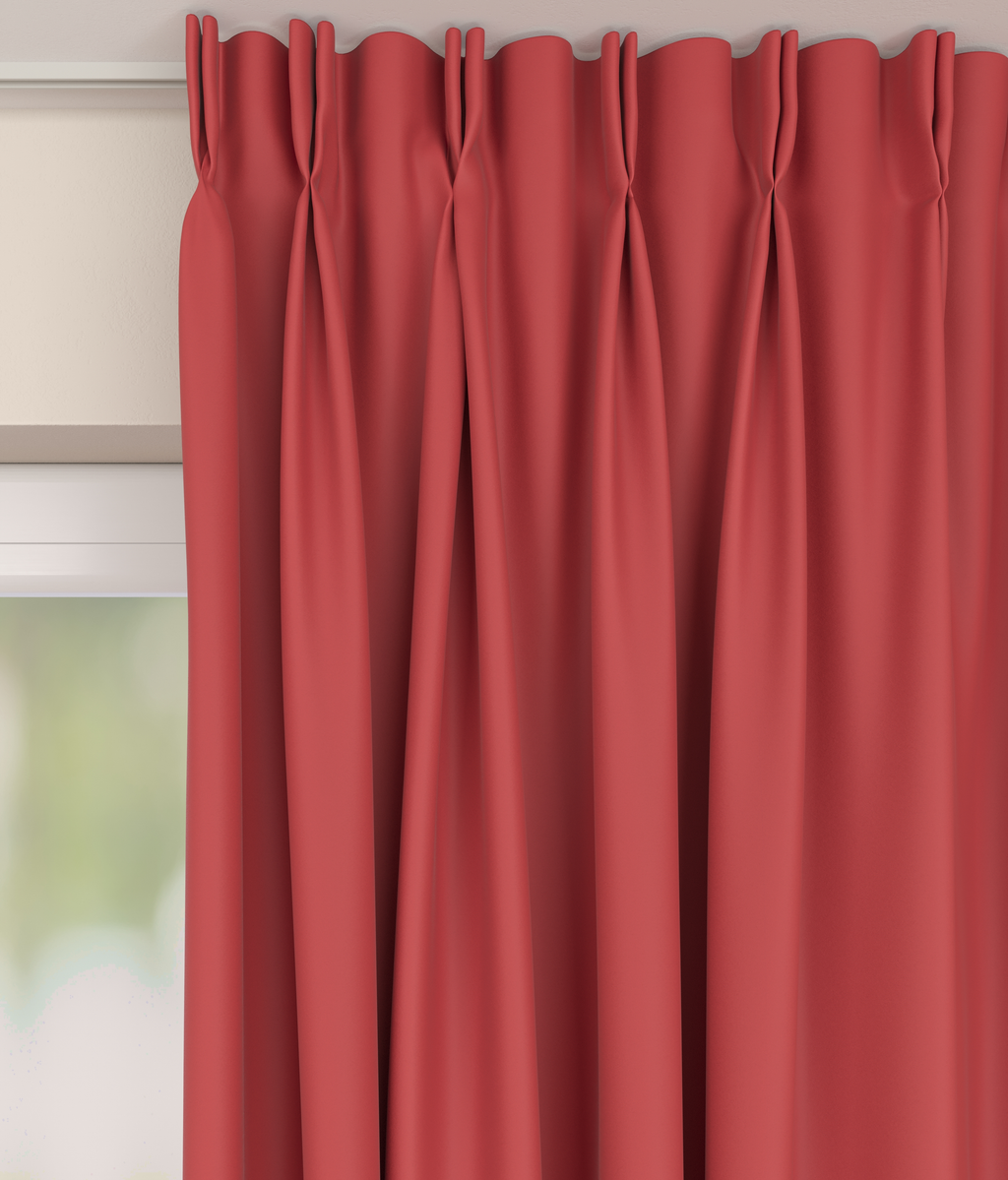 Gordijn Verduistergordijn Rood Afbeelding 2