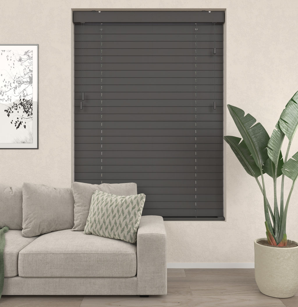 Bamboe Jaloezieën - Antraciet