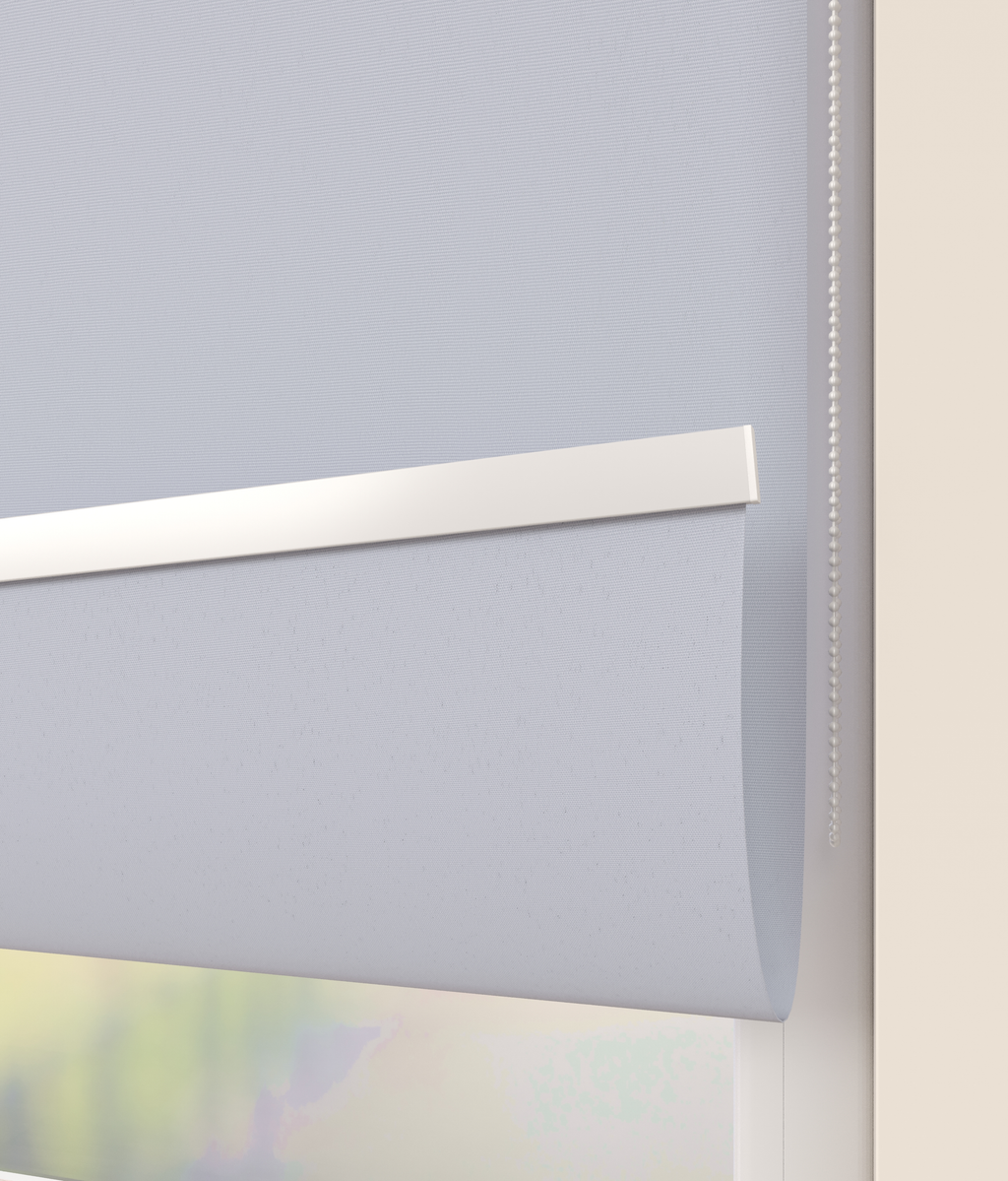 Elektrisch Rolgordijn Rome Licht Blauw 920